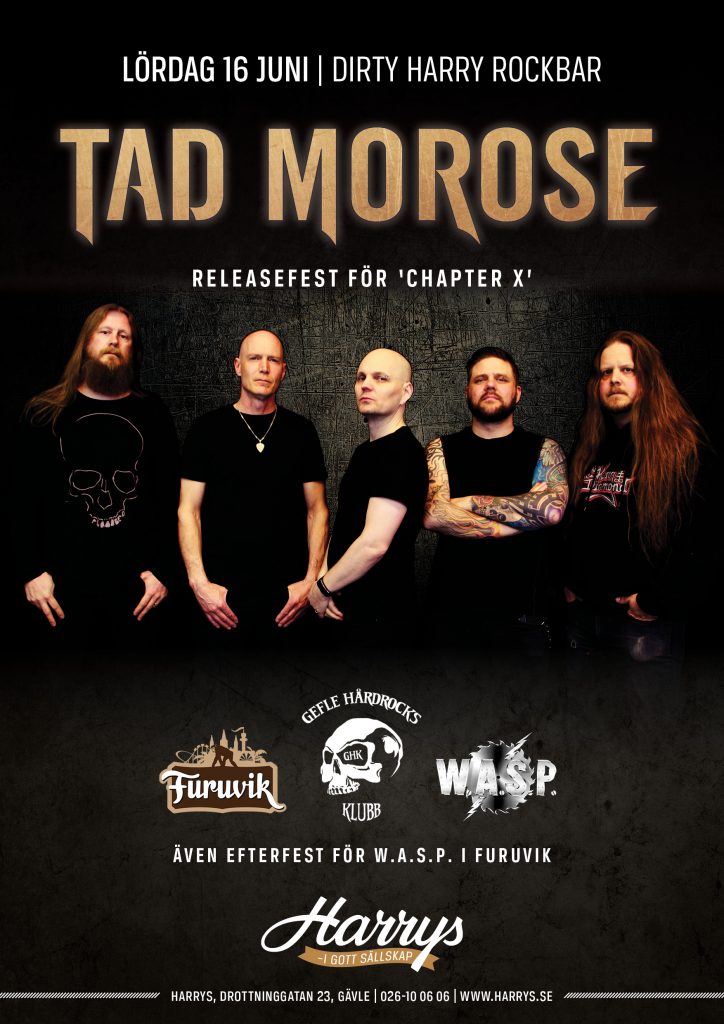 EFTERFEST W.A.S.P. & RELEASEFEST TAD MOROSE
